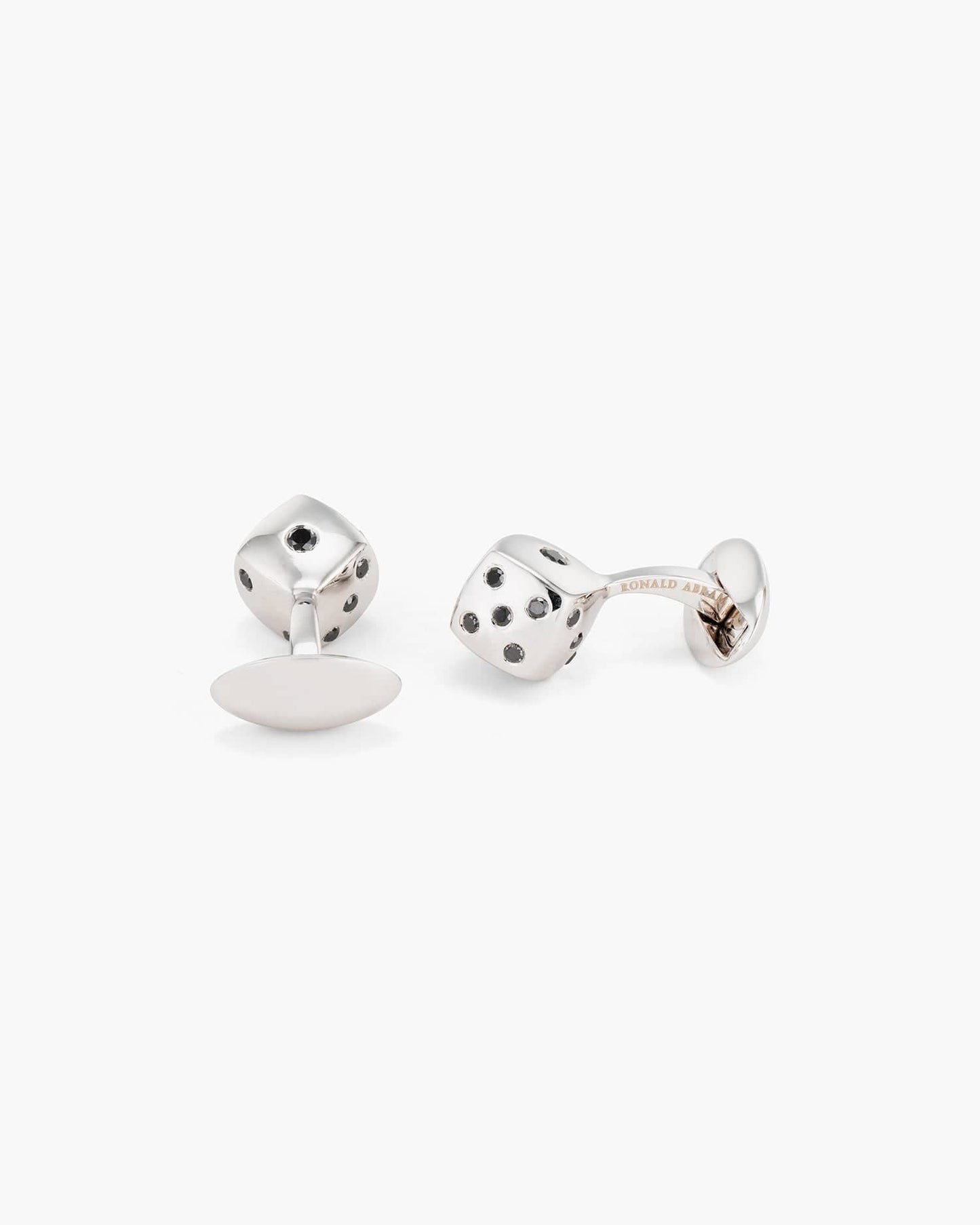 Black Diamond Dice Cufflinks