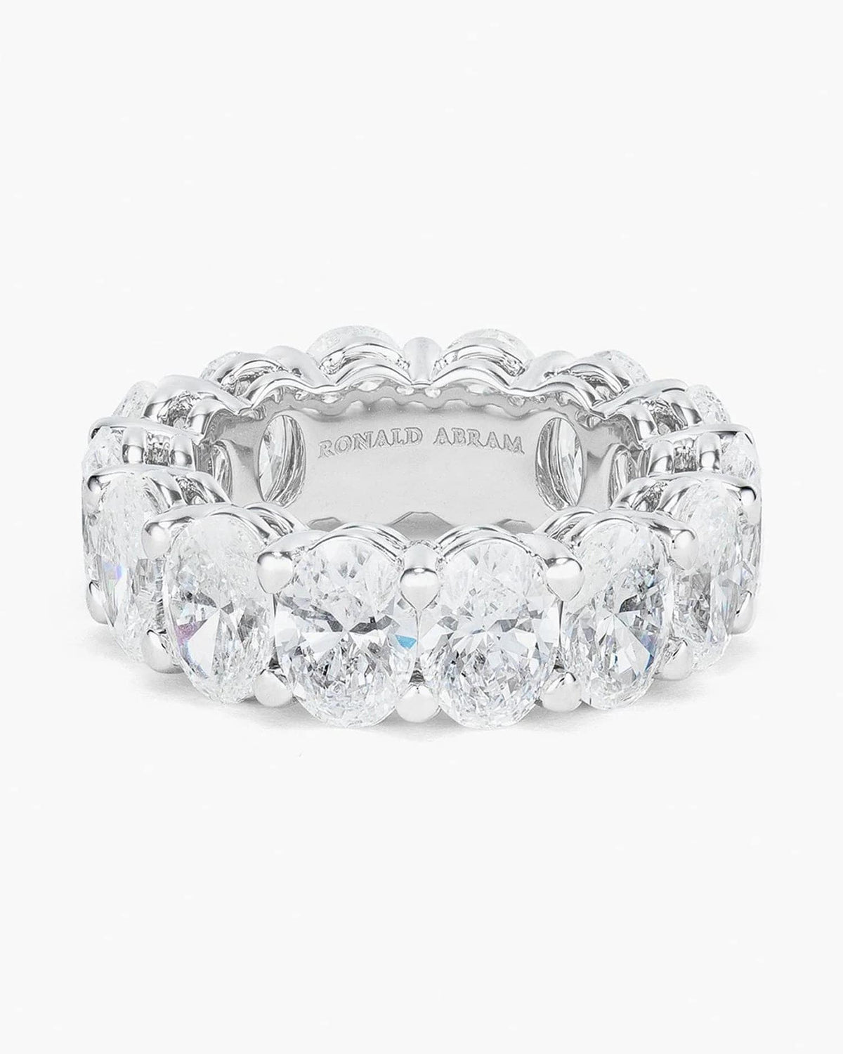 Oval Shape Diamond Eternity Ring