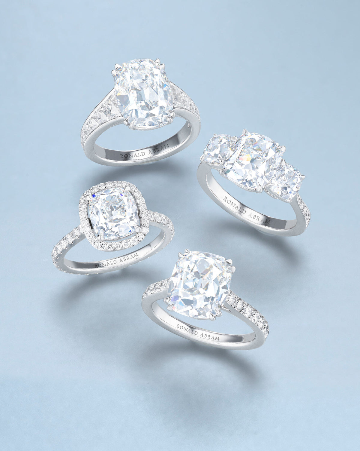 Antique Cushion Cut Diamonds