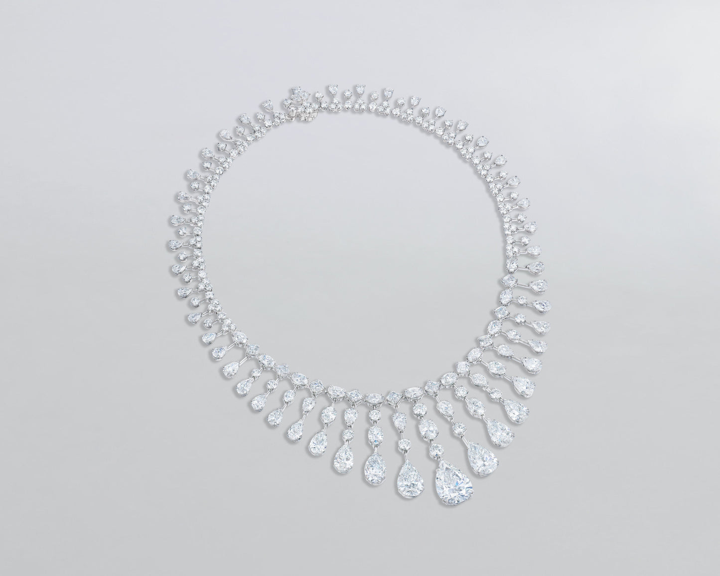 Pear Shape Diamond Necklace