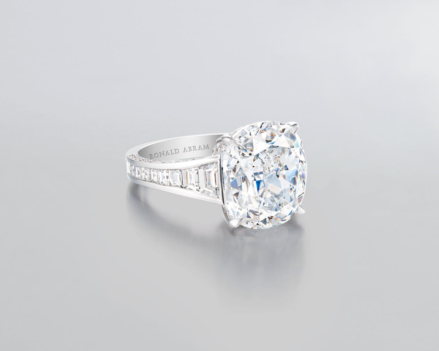 10.10 carat Cushion Cut Diamond Ring