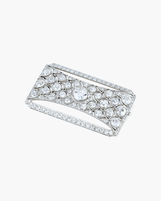 Art Deco Diamond Brooch