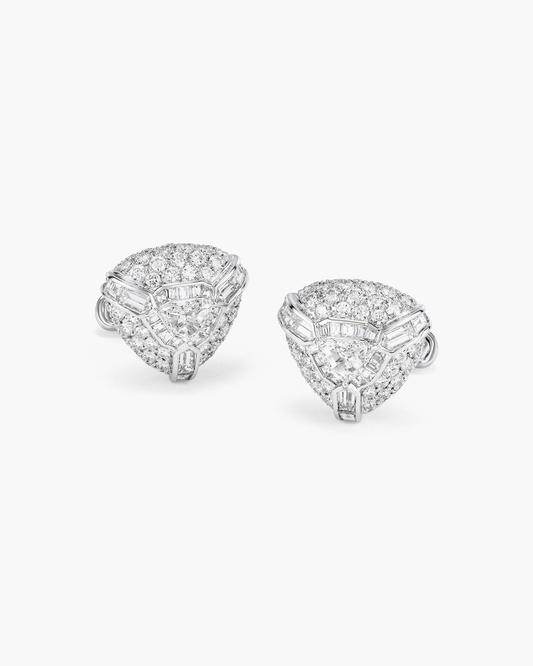 Baguette and Trillion Diamond Cufflinks