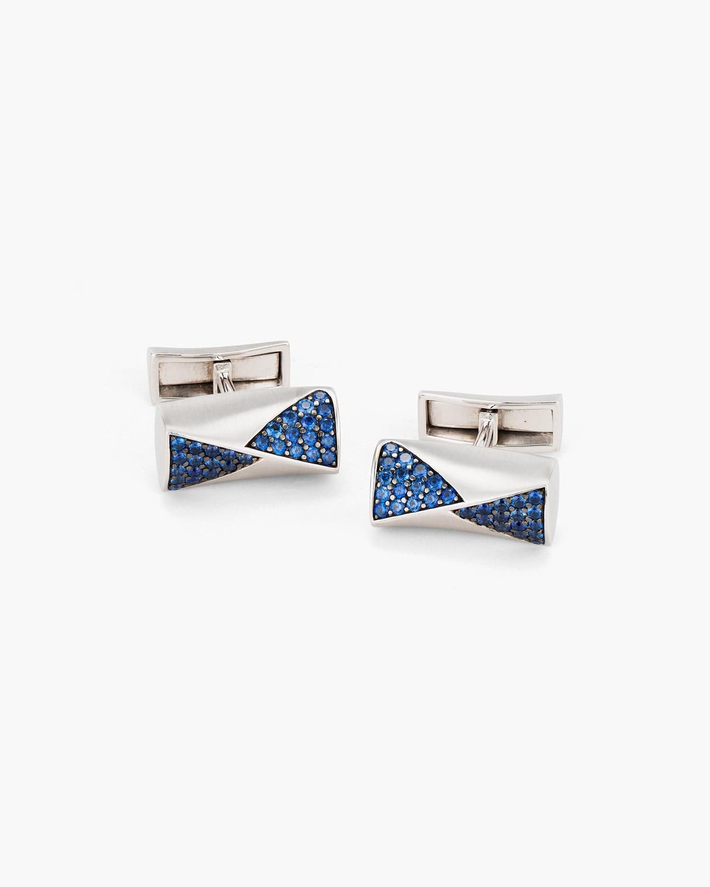 Sapphire Twist Cufflinks