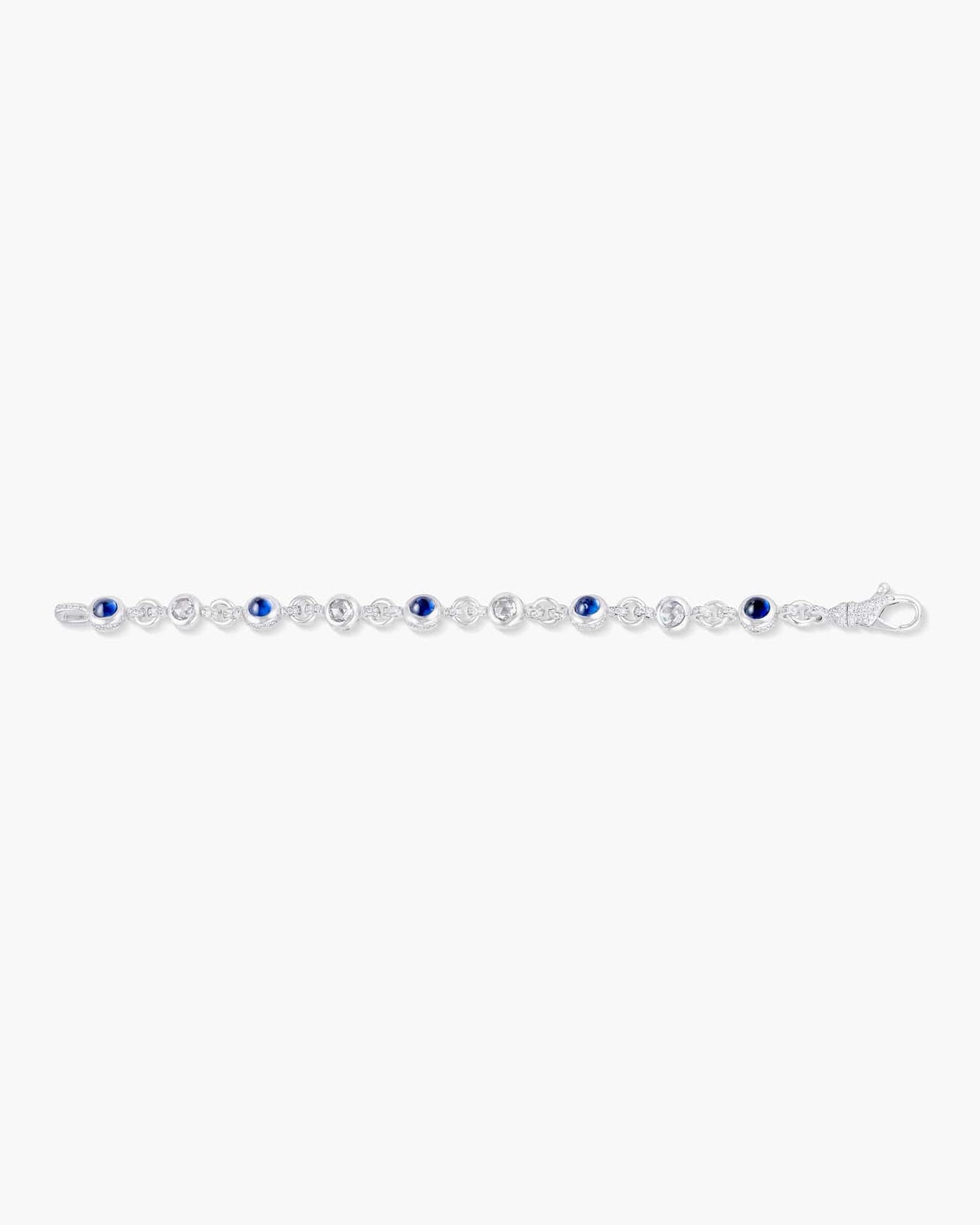 Cabochon Sapphire and Diamond Bracelet