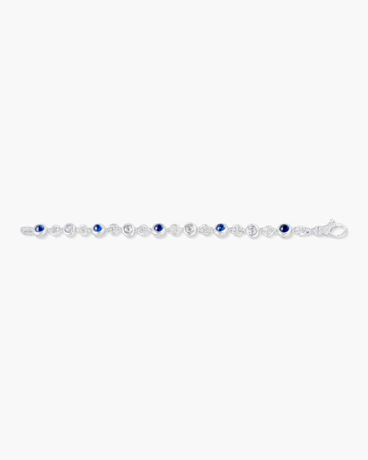 Cabochon Sapphire and Diamond Bracelet