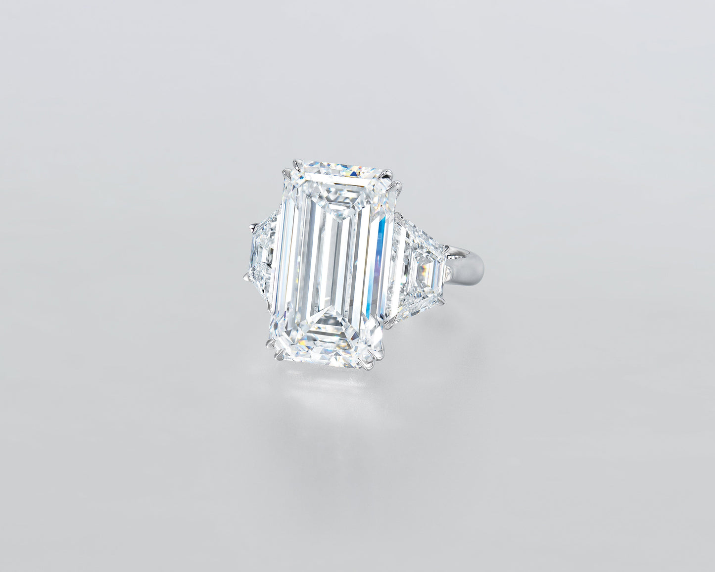 13.48 carat Emerald Cut Diamond Ring